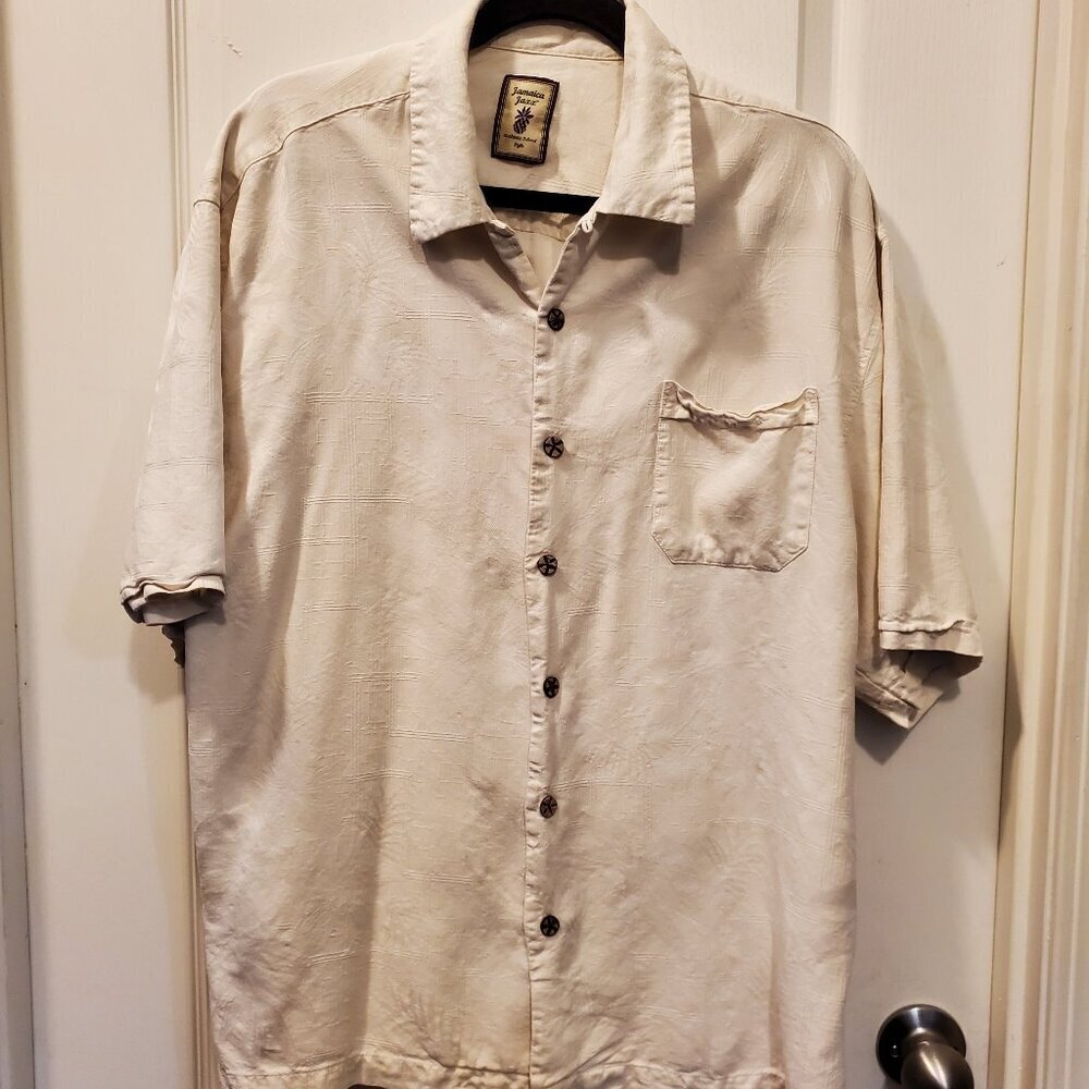 Jamaica Jaxx 100% breathable Silk shirt – XL